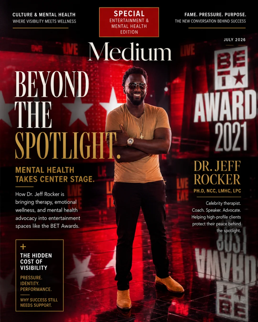 Dr. Jeff Rocker Featured at the BET Awards