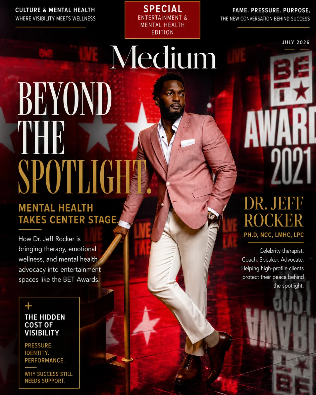 Dr. Jeff Rocker Featured at the BET Awards