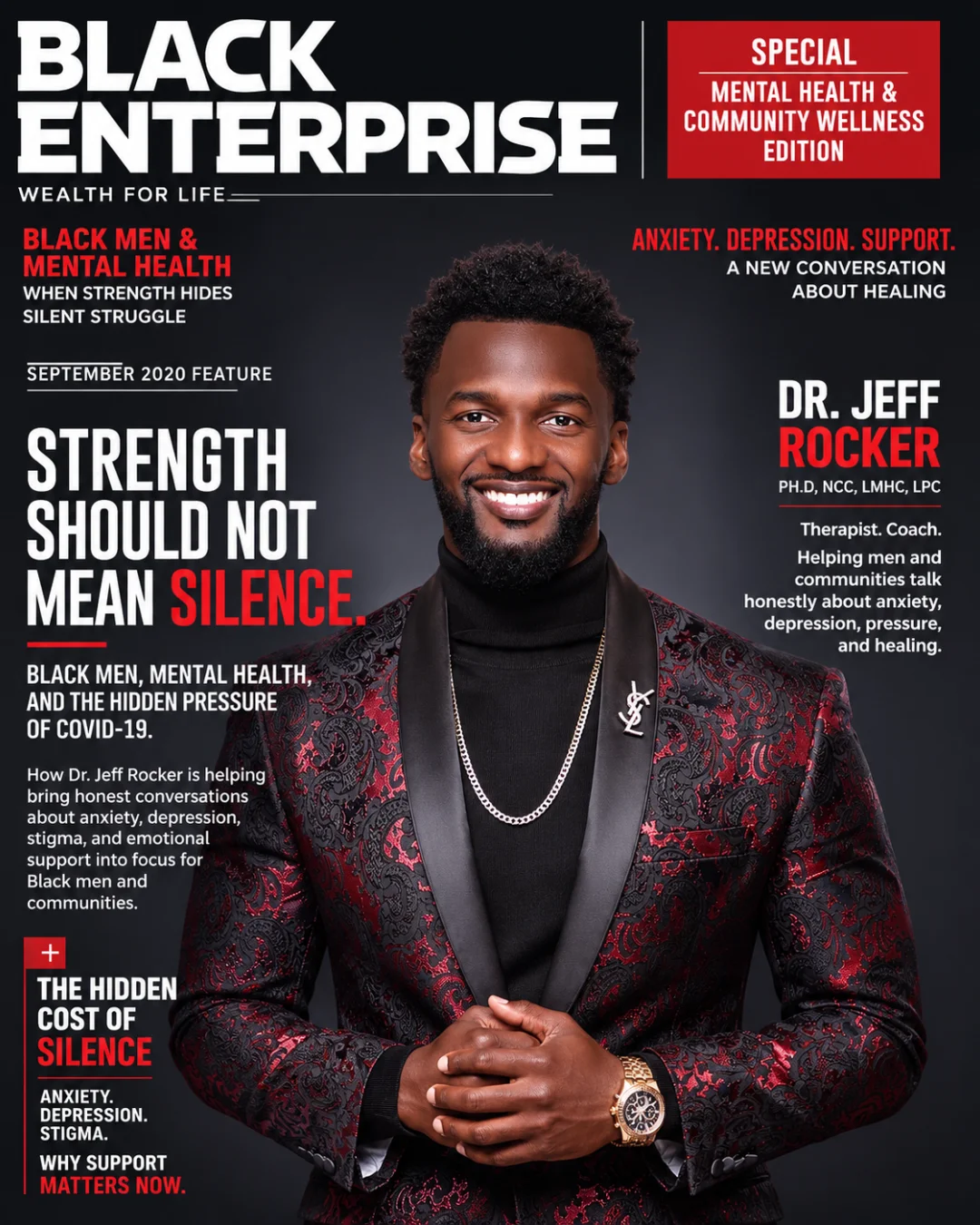 Celebrity Therapist Jeff Rocker on Black Men Dealing With Anxiety and Depression Amid COVID-19