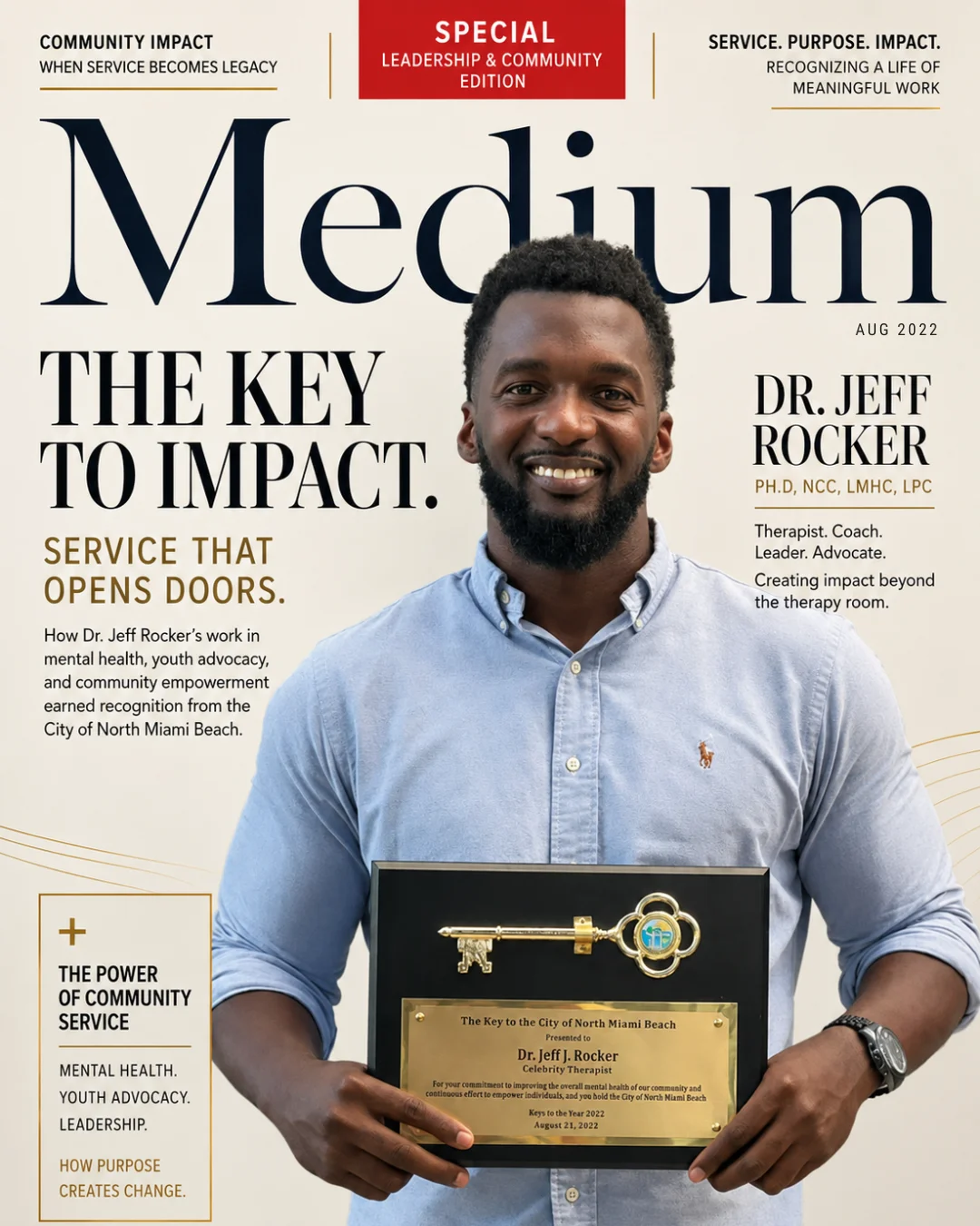 Dr. Jeff Rocker Awarded Key to the City of North Miami Beach