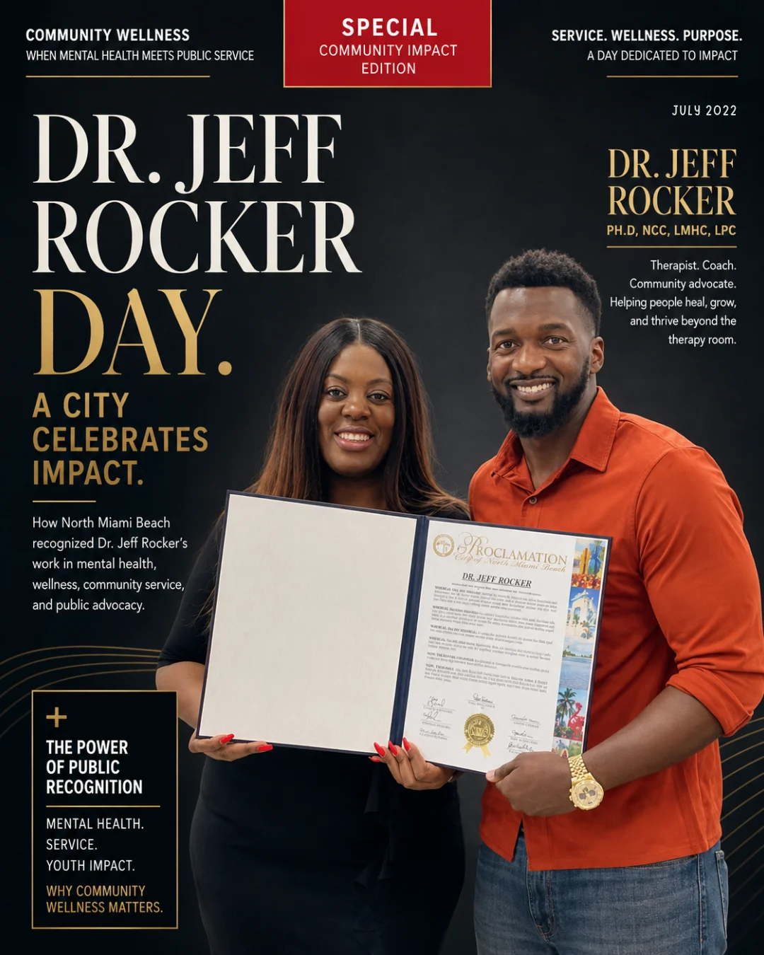 Dr. Jeff Rocker Day Recognized in North Miami Beach